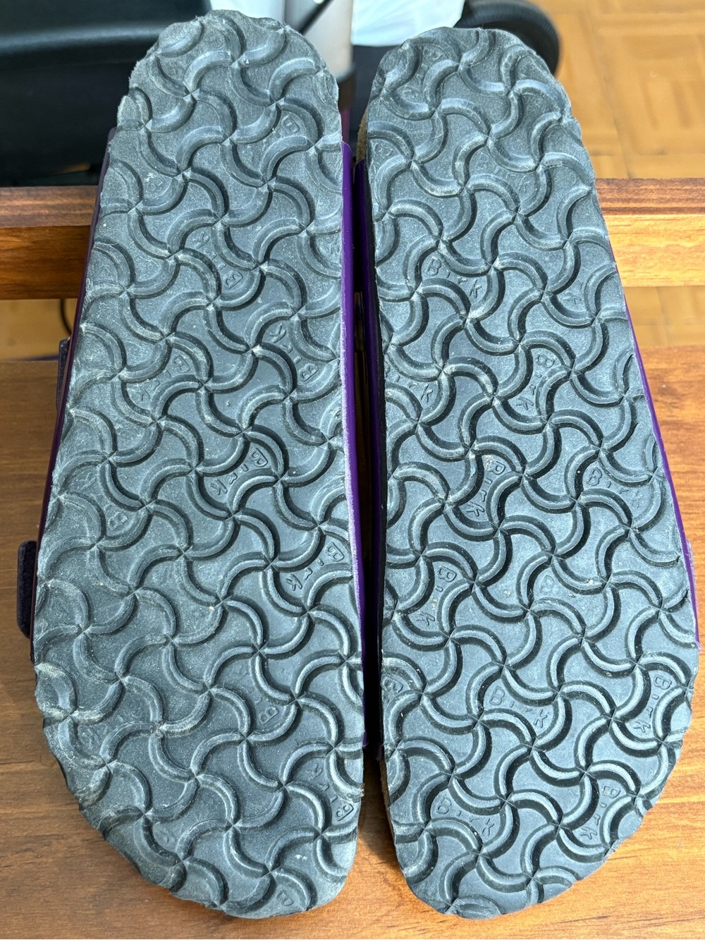 Birkenstock 42 Patent Plum Purple Arizona Sandals - Picture 14 of 14